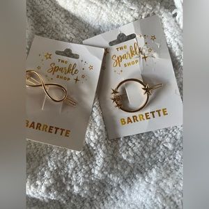 Barrette infinity loop and full moon with stars god clip new the sparkle shop